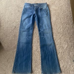 Bebe jeans size 31 Mid rise Wide leg